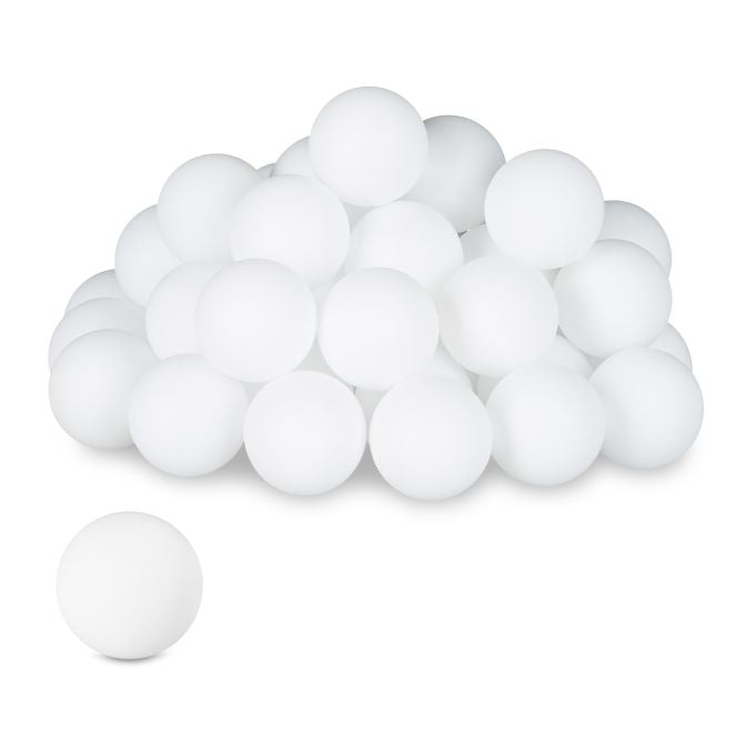 White Beer Pong balls in a set of 144