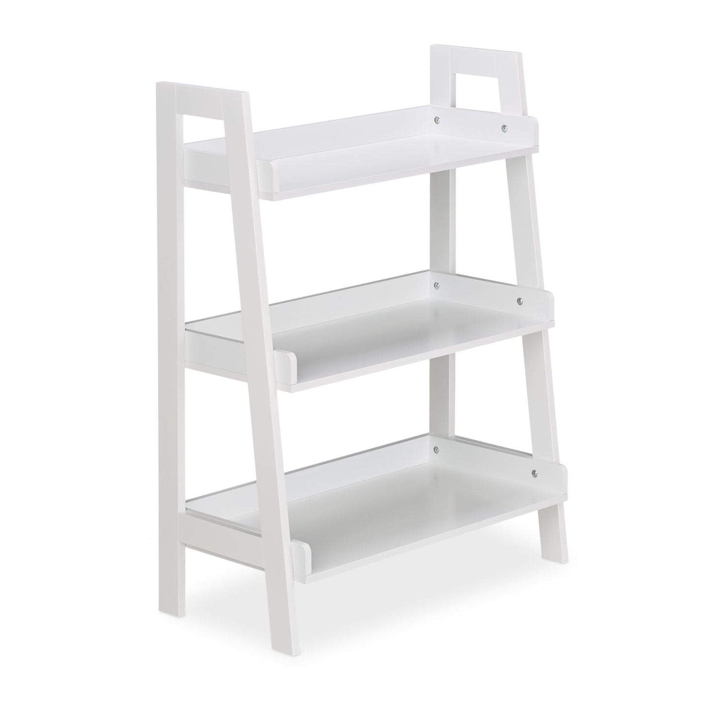 White Freestanding Shelf with 4 Levels