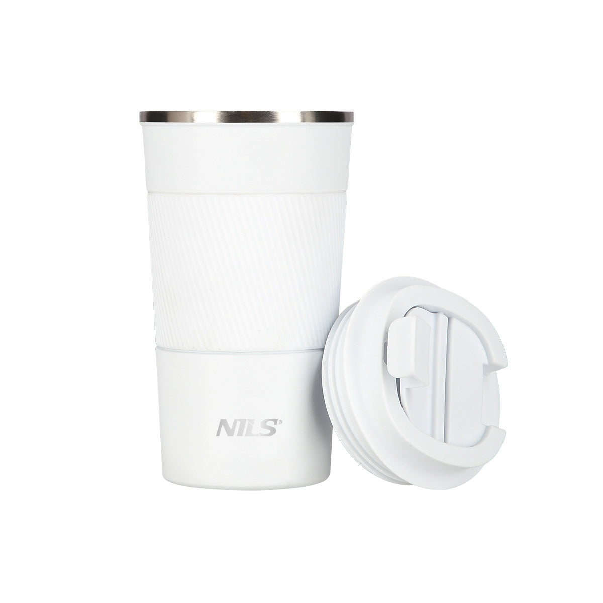 White Thermal Cup – Insulated, 9 oz Capacity