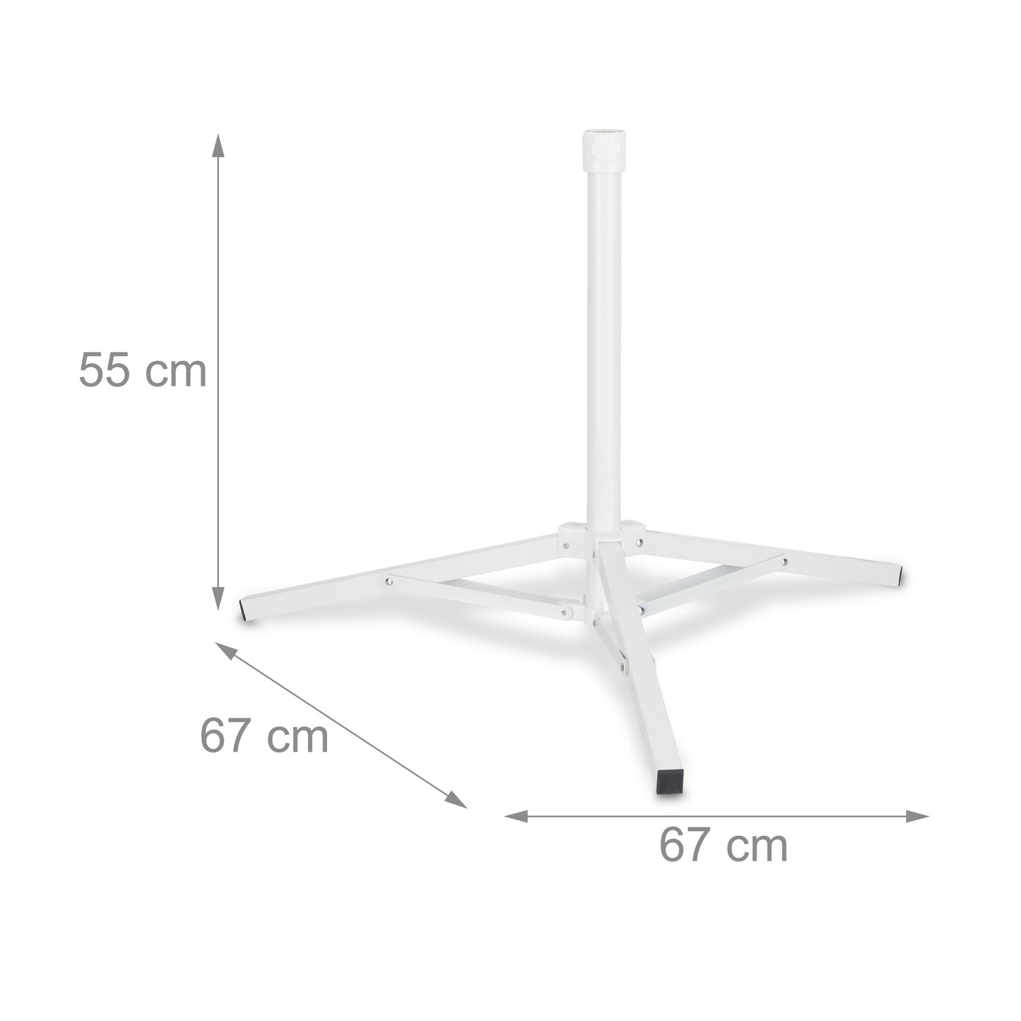 White Tripod Parasol Stand