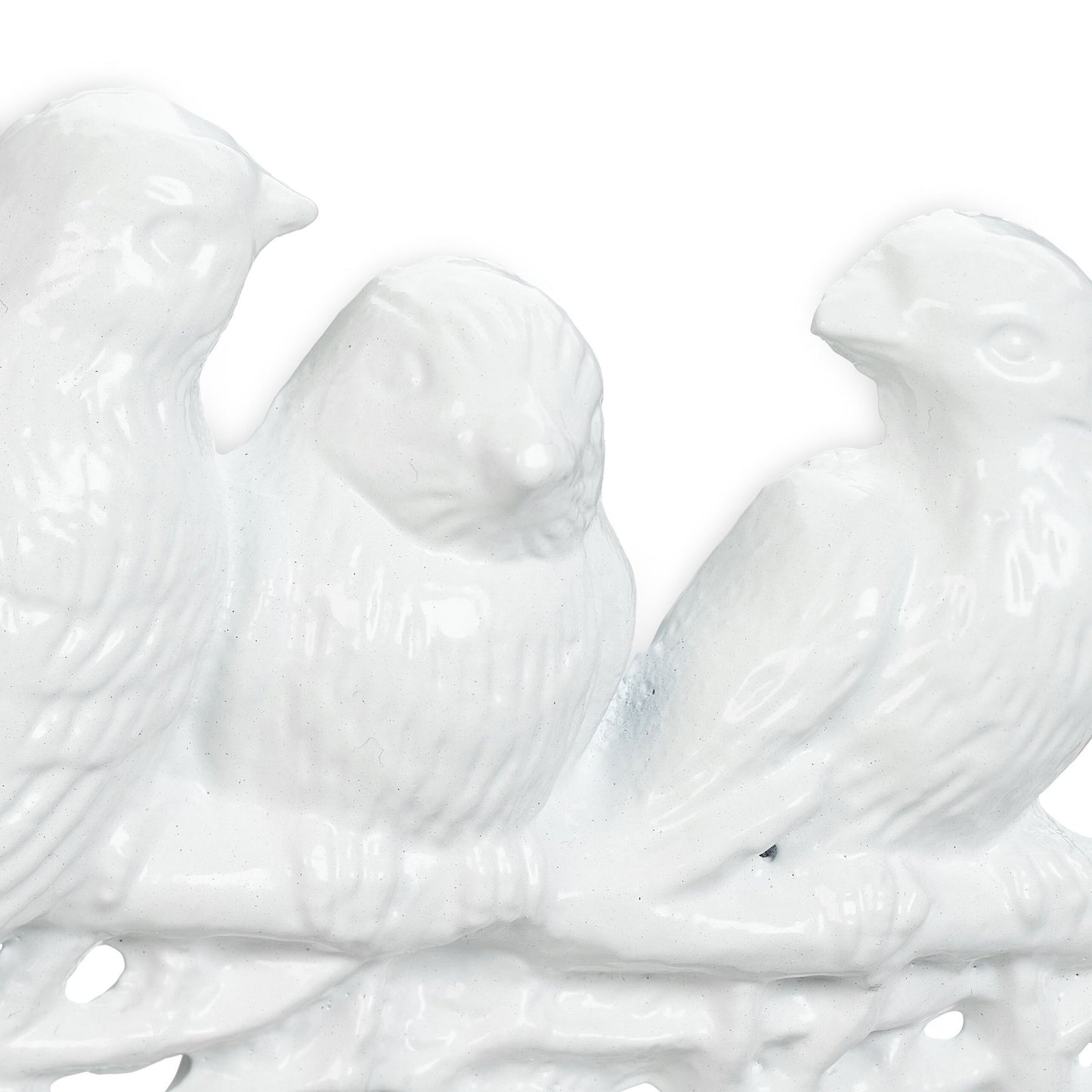 White coat hanger in bird design