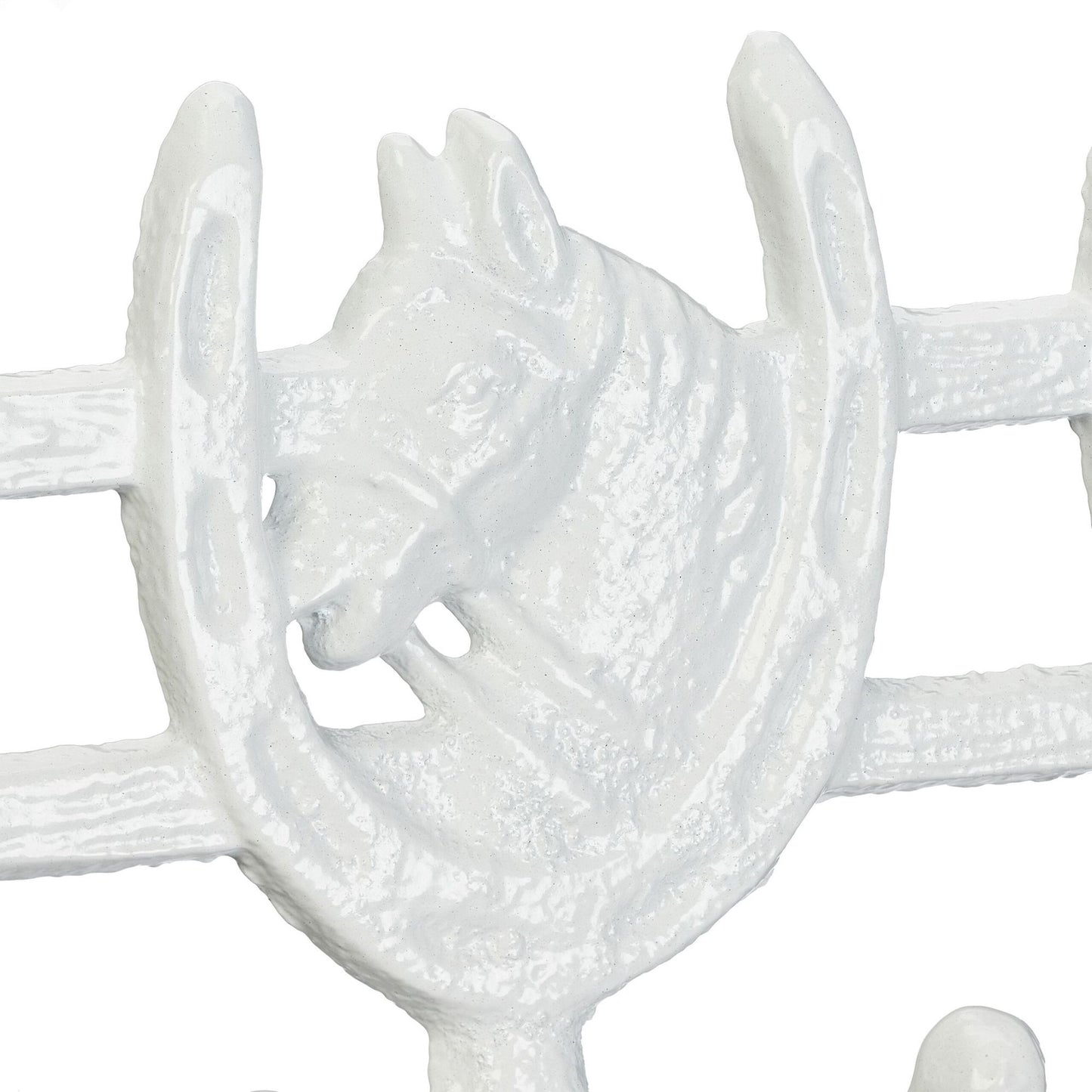 White coat hanger in horse design