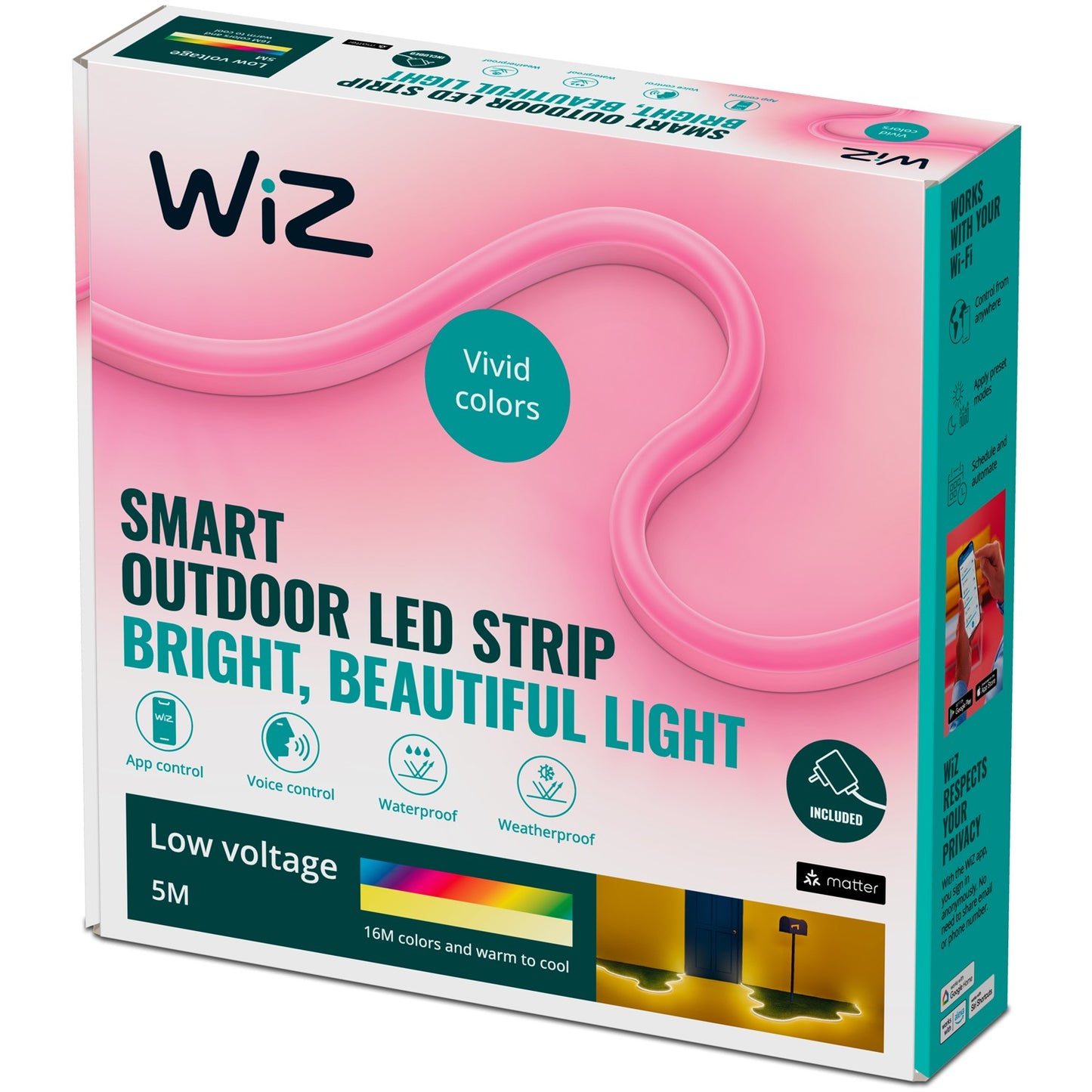 WiFi Smart RGBW-Lightstrip Outdoor 5m