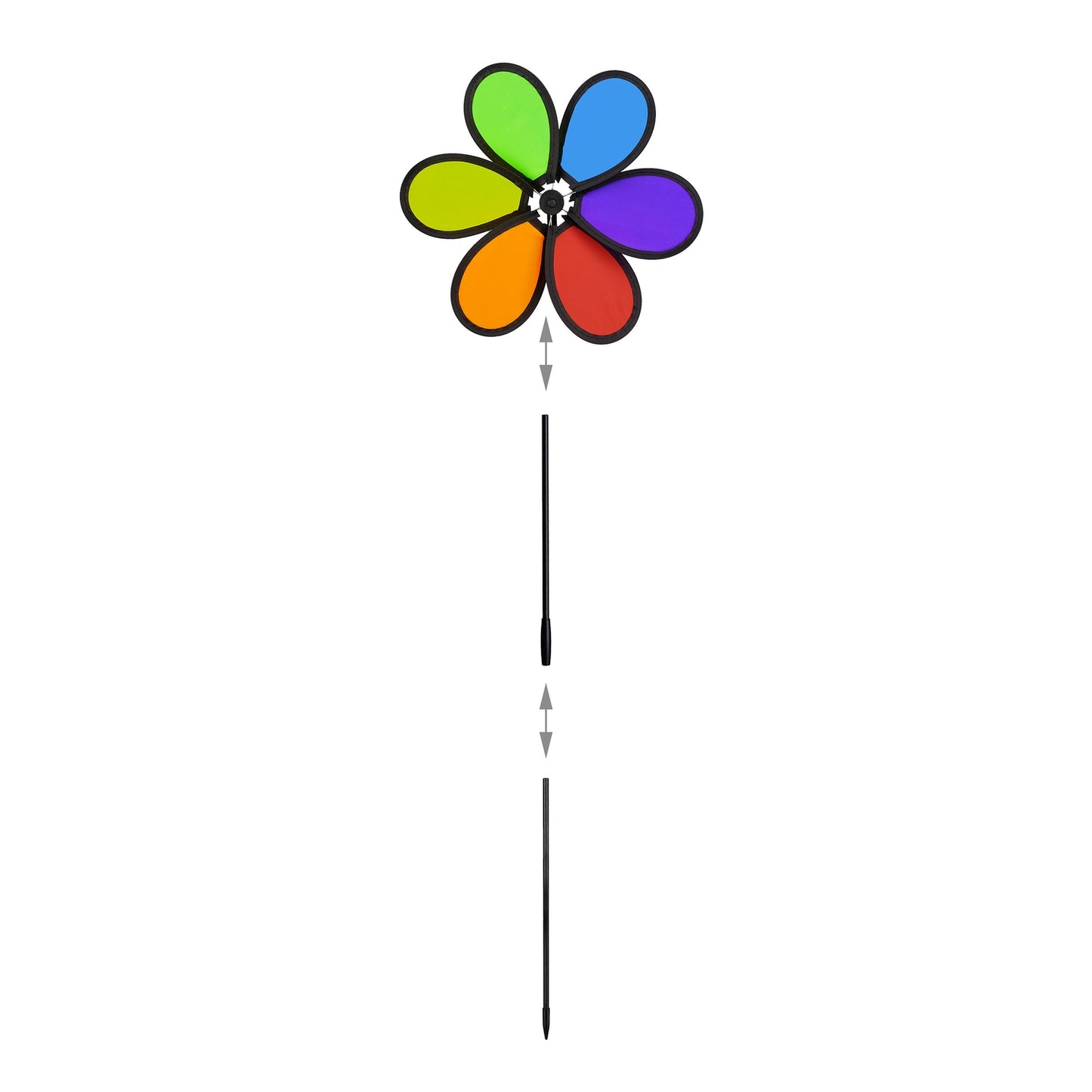 Wind spinner flower set of 2