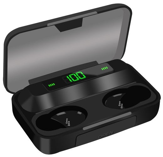 Wireless headphones with a power bank