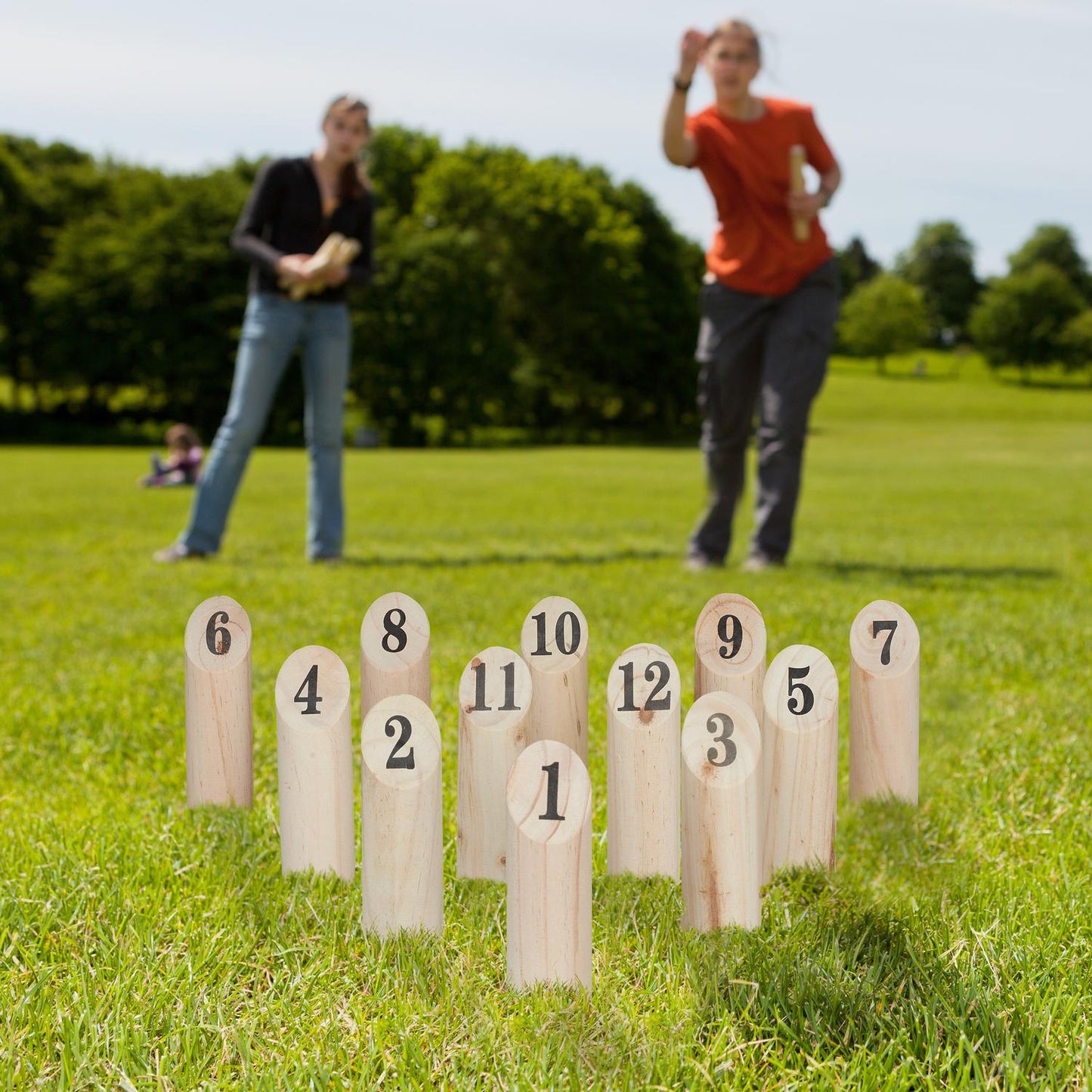 Wooden Kubb Game Set