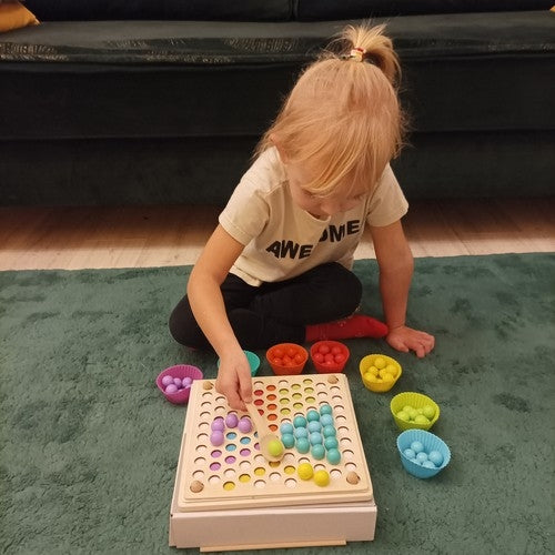 Wooden beads puzzle 22403