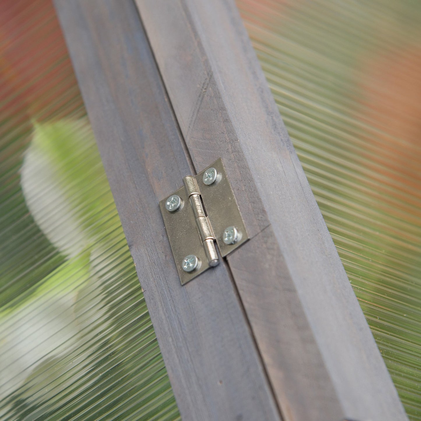Mini Wooden Cold Frame Greenhouse, Winterproof, 90x52x49.5 cm