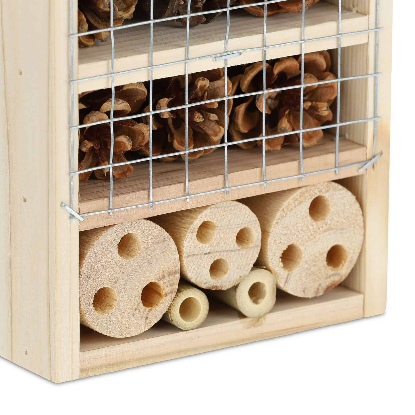 Wooden insect hotel