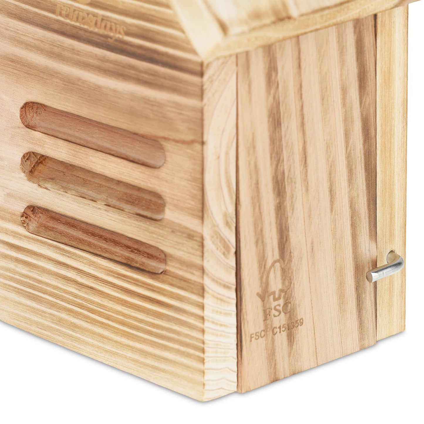 Wooden ladybug house