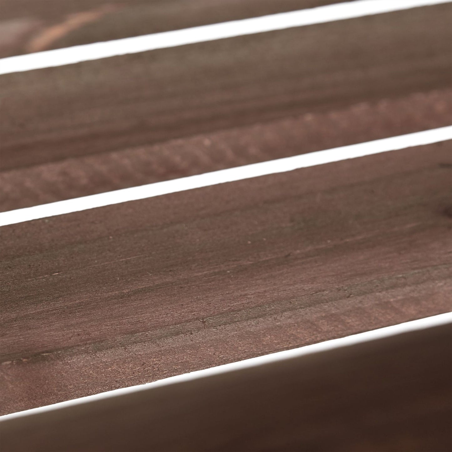 Wooden planter table