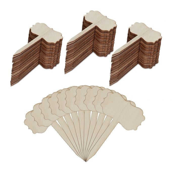 Wooden plant plugs - 100 pcs