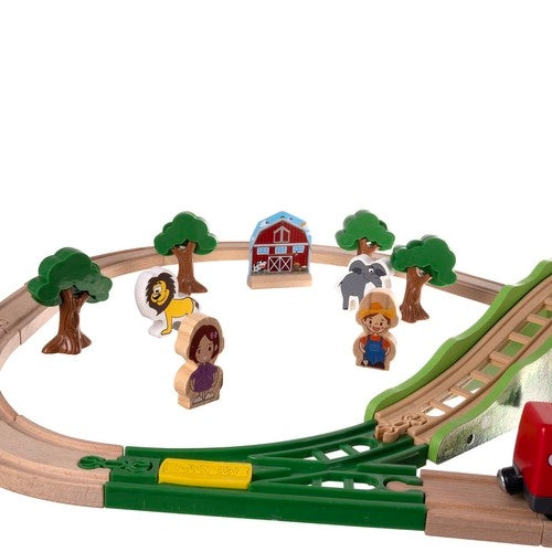 Wooden railway - Kruzzel track 22495
