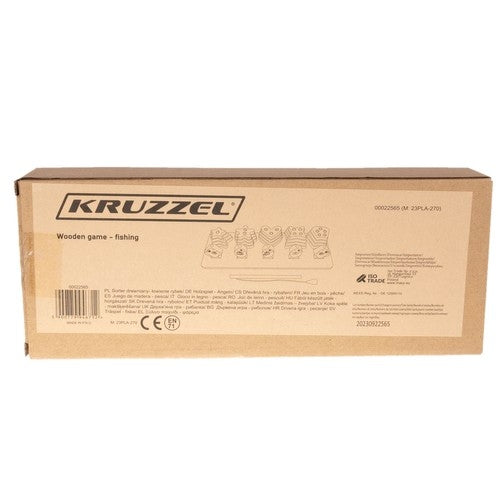 Wooden sorter - fishing Kruzzel 22565