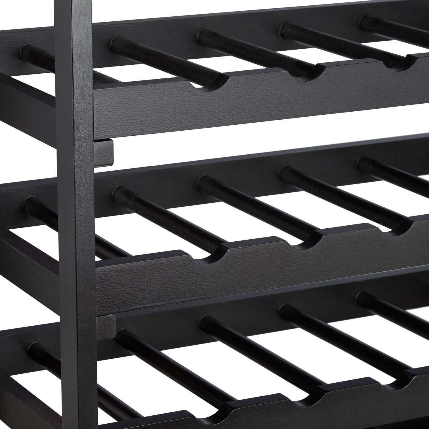 Wooden wine rack