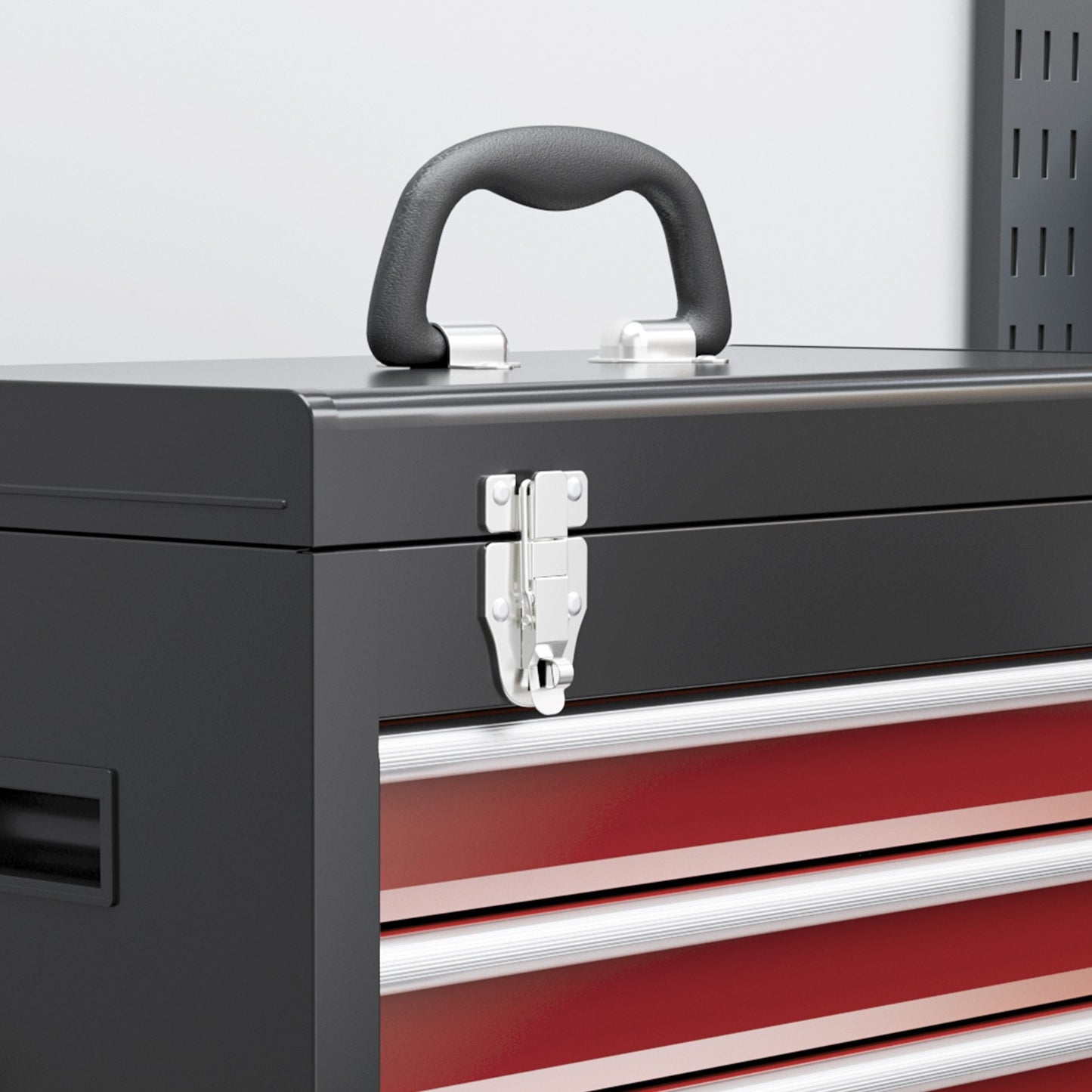 Mobile workshop trolley in steel, 5 drawers, Lockable, 130 kg load