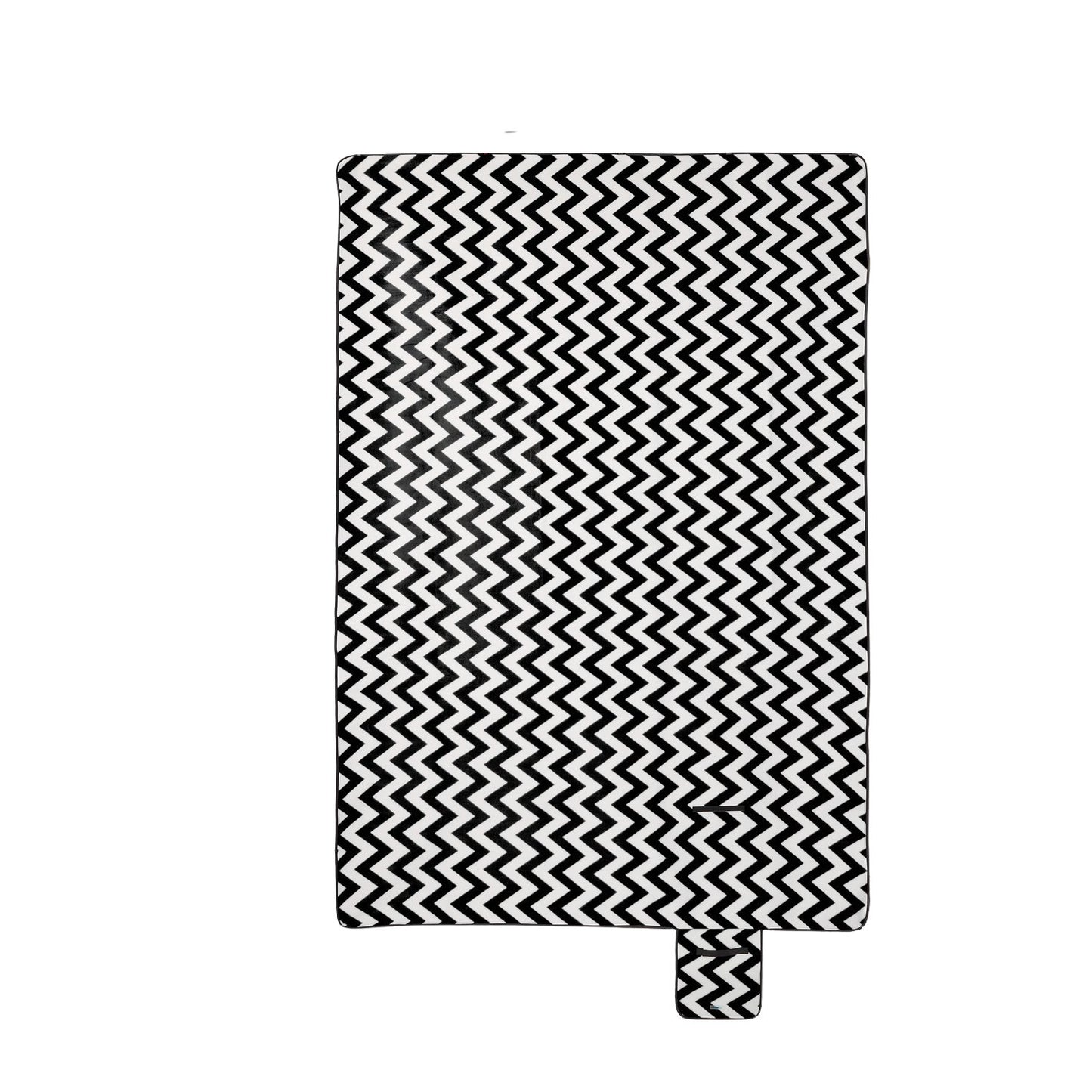XXL picnic blanket with zigzag pattern