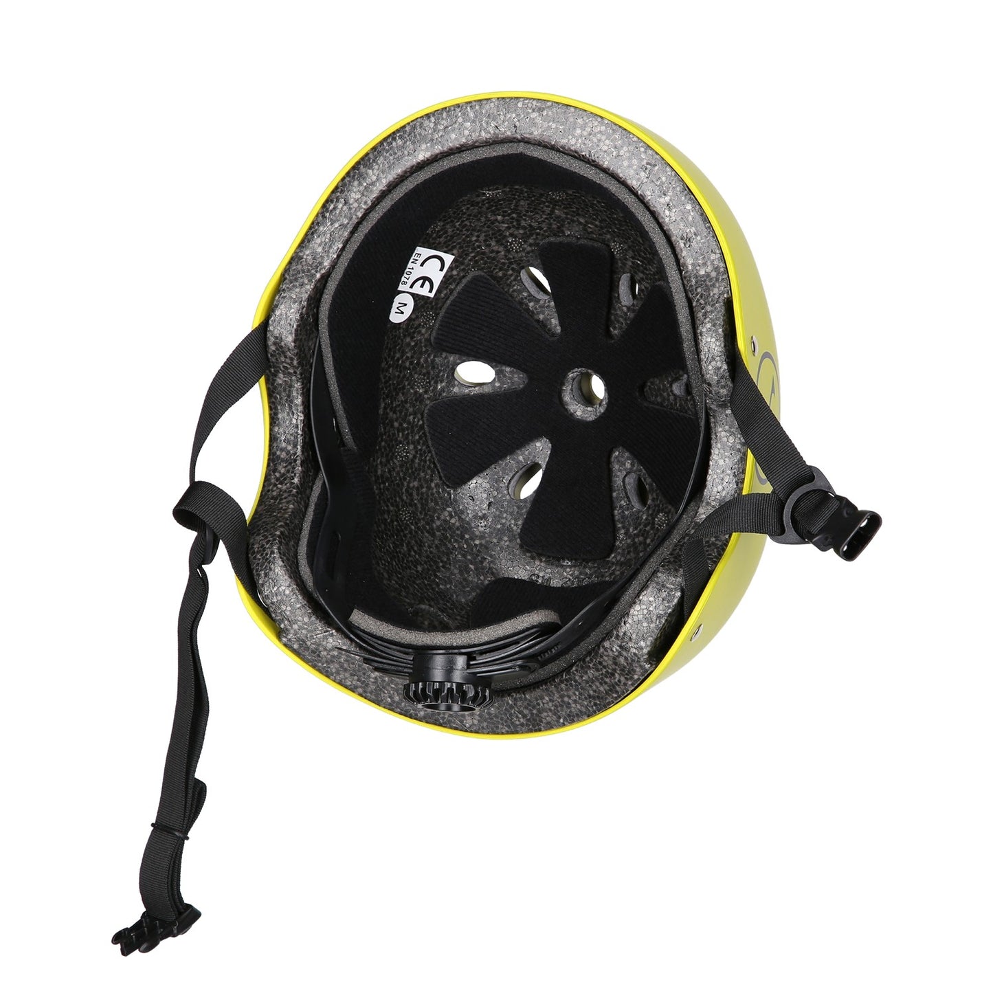 Yellow Helmet with Protectors, Size M
