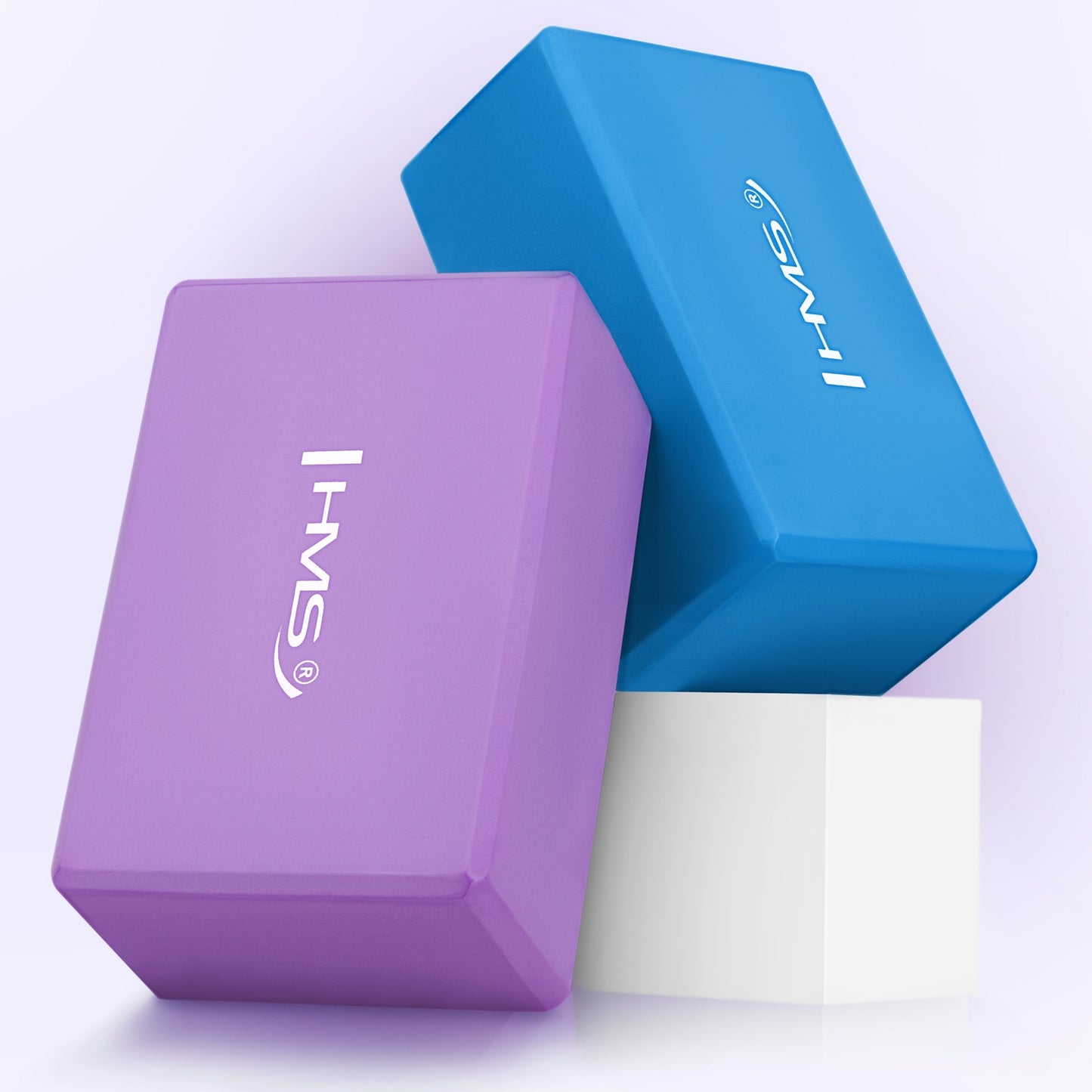 Yoga Block, Purple, Lightweight Foam, Non-Slip
