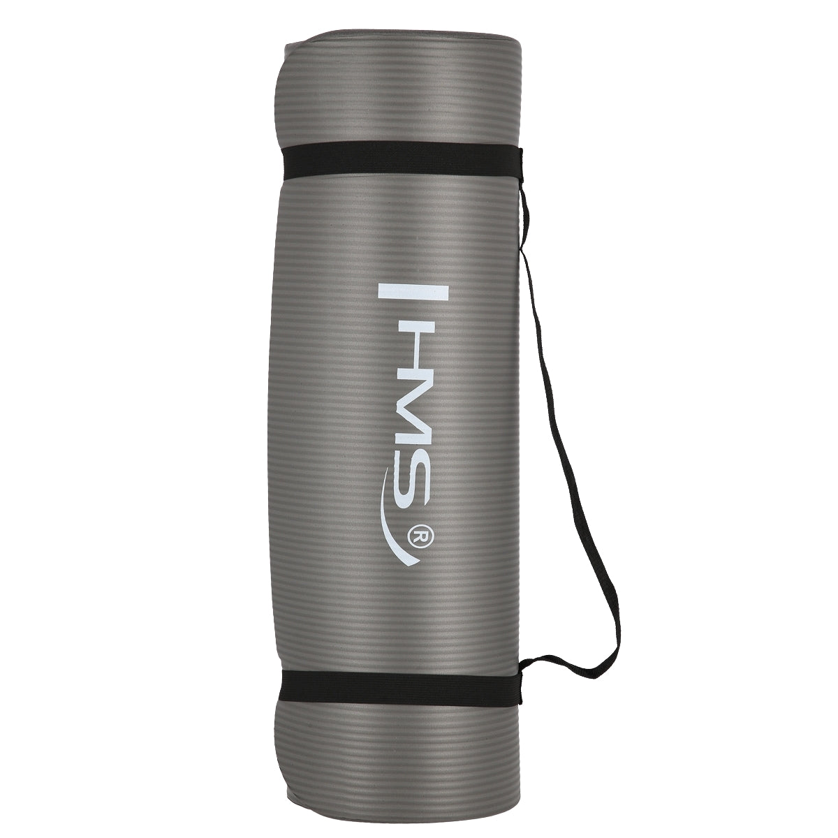 Yoga Mat, Non-Slip, Gray, 6mm Thickness