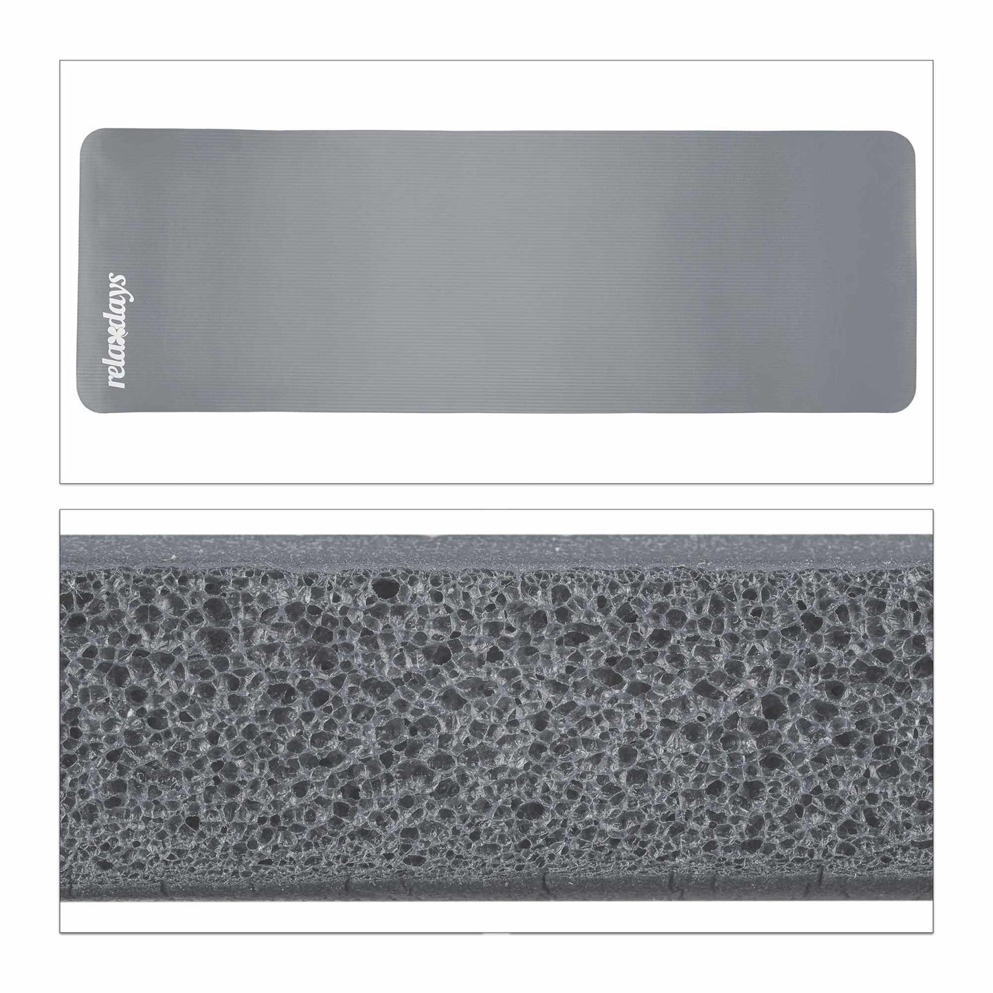 Yoga mat 1 cm thick solid color