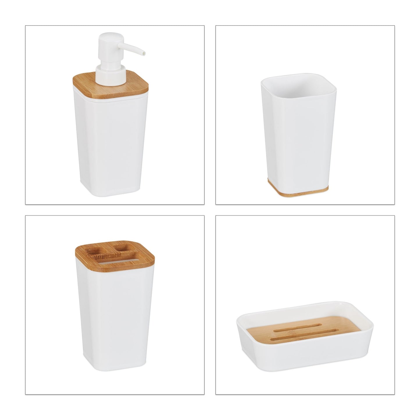 bathroom accessories in 4 parts