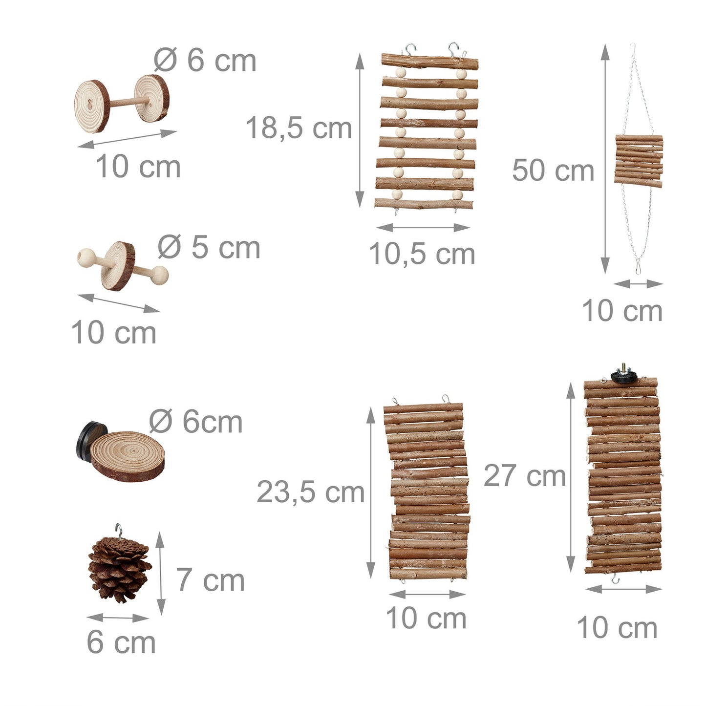 bird toy in 8 parts