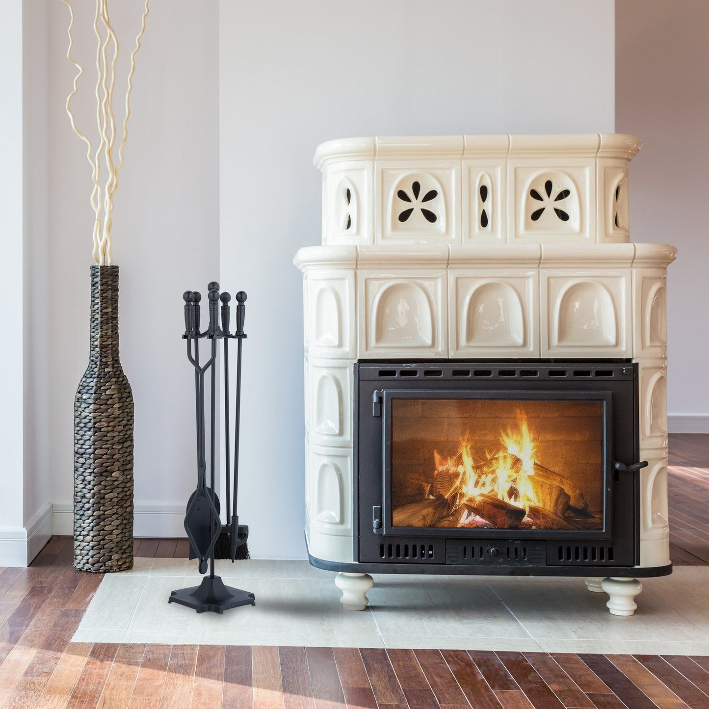 fireplace set in 5 parts