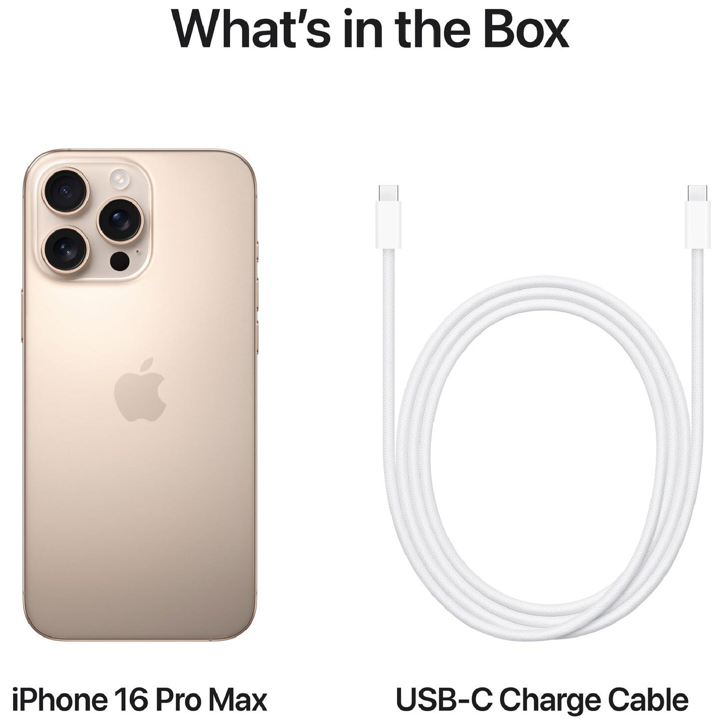 iPhone 16 Pro Max 256GB, Desert Titanium, 6.9"" Display