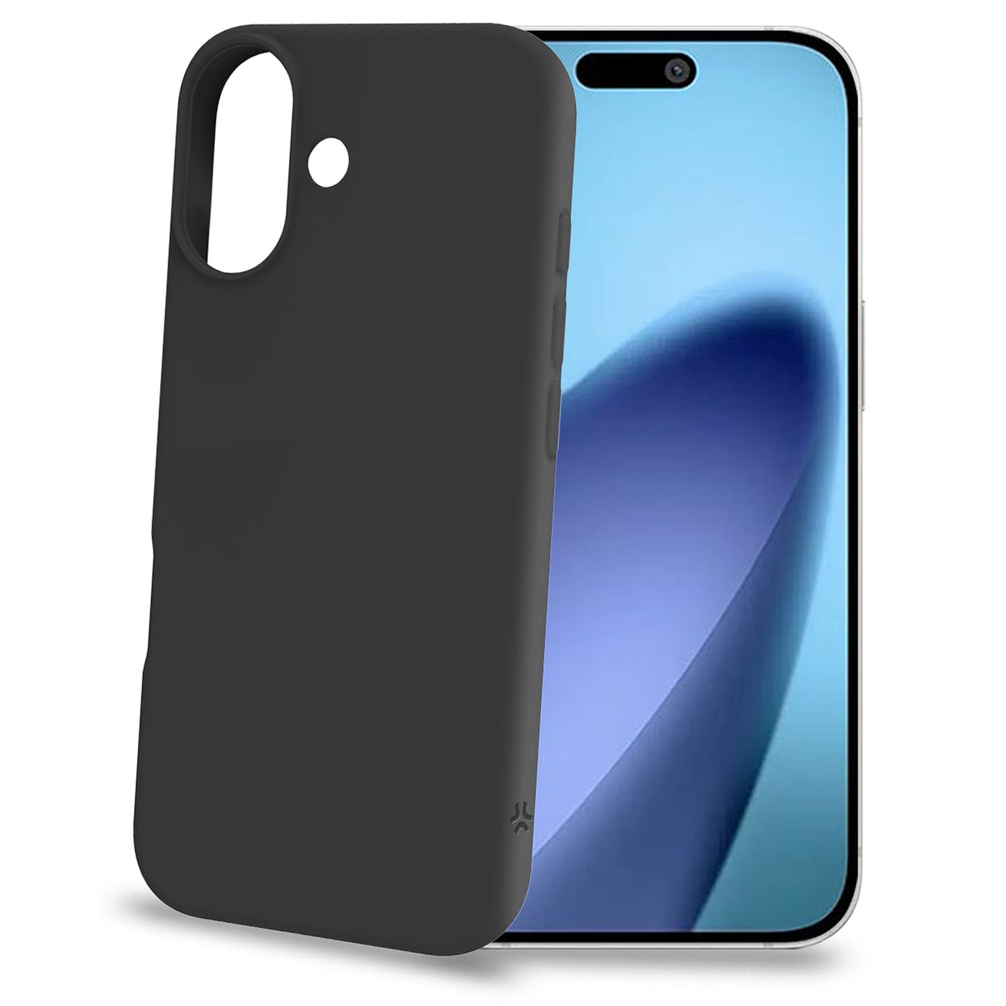 iPhone 17 Soft Rubber Case, Black, Scratch-Resistant