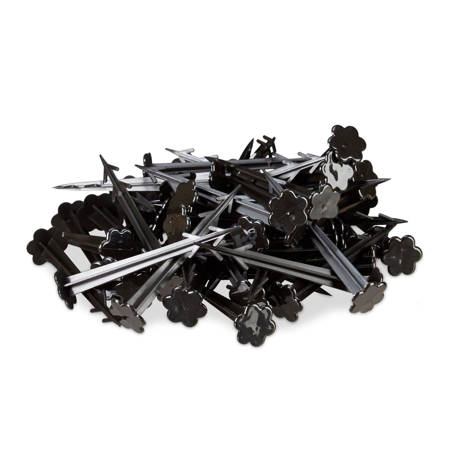 set of 100 plastic pegs