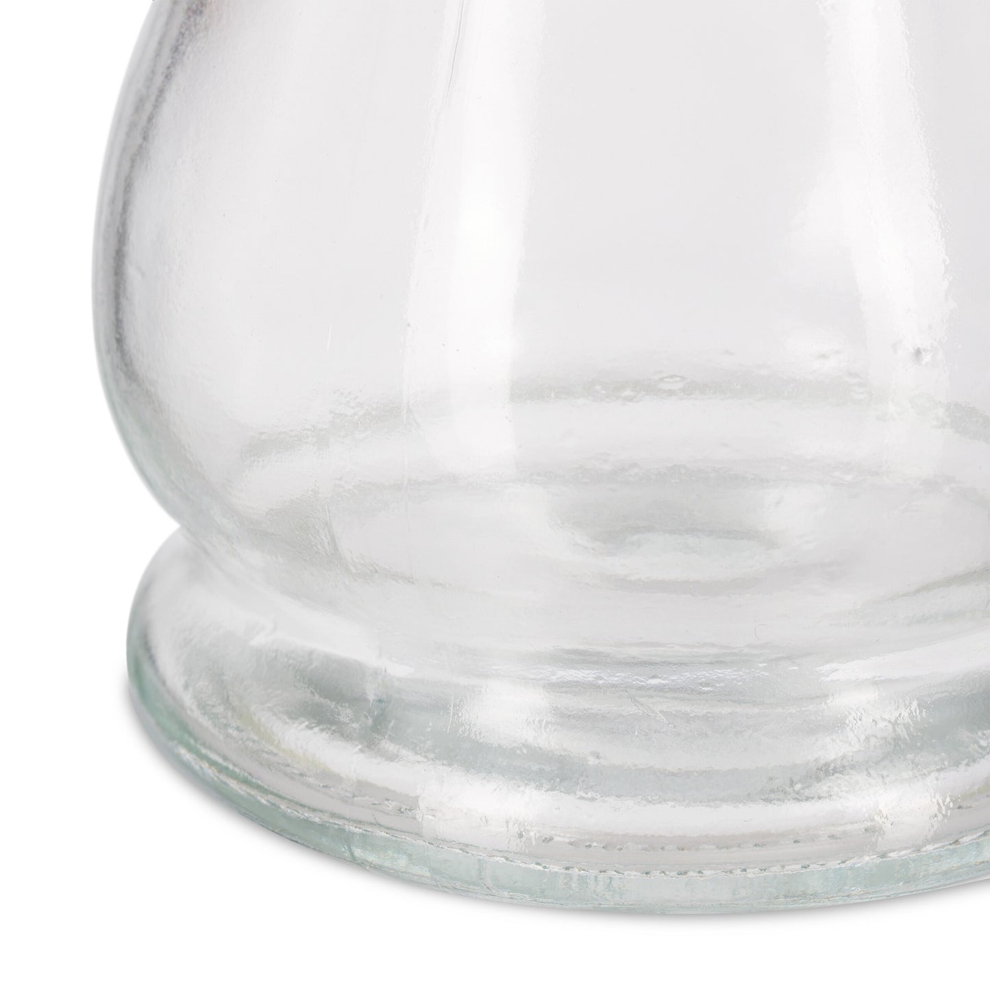 set of 12 glass lanterns in 3 sizes