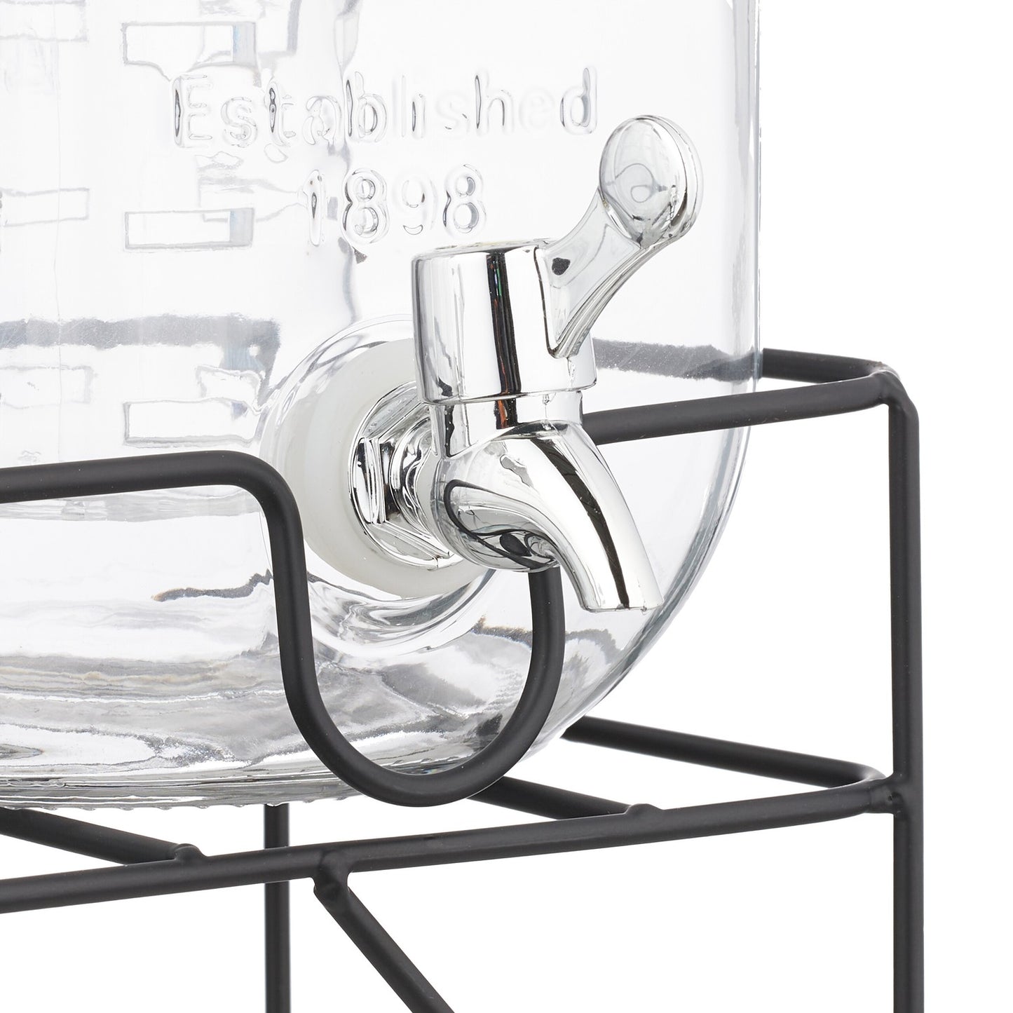 set of 2 beverage pumps 4L with stand
