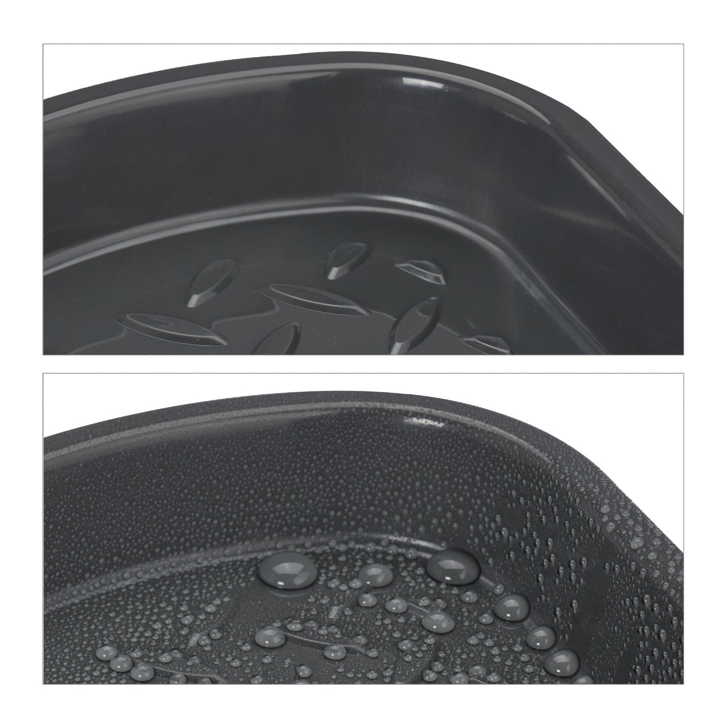 set of 3 drip trays for 2 pairs of shoes