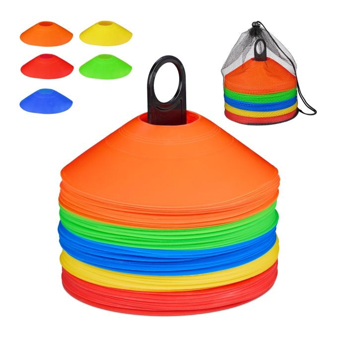 set of 80 marker cones soccer