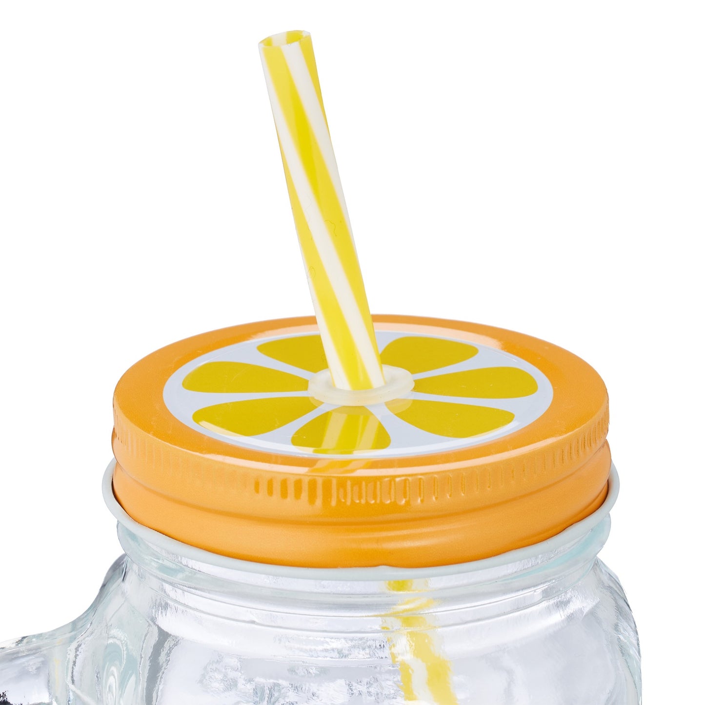 set of 8 drinking glasses with lids Fruit