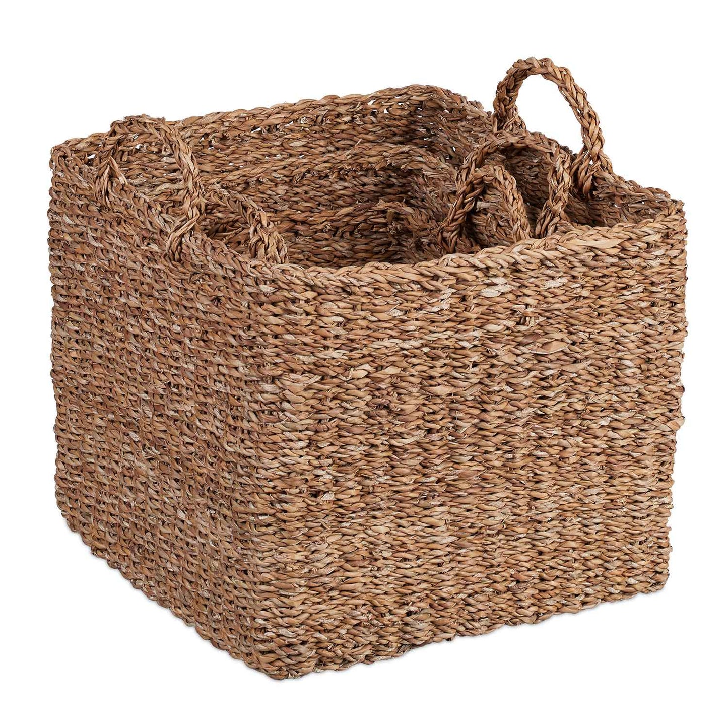 storage basket in 3 parts made of seaweed