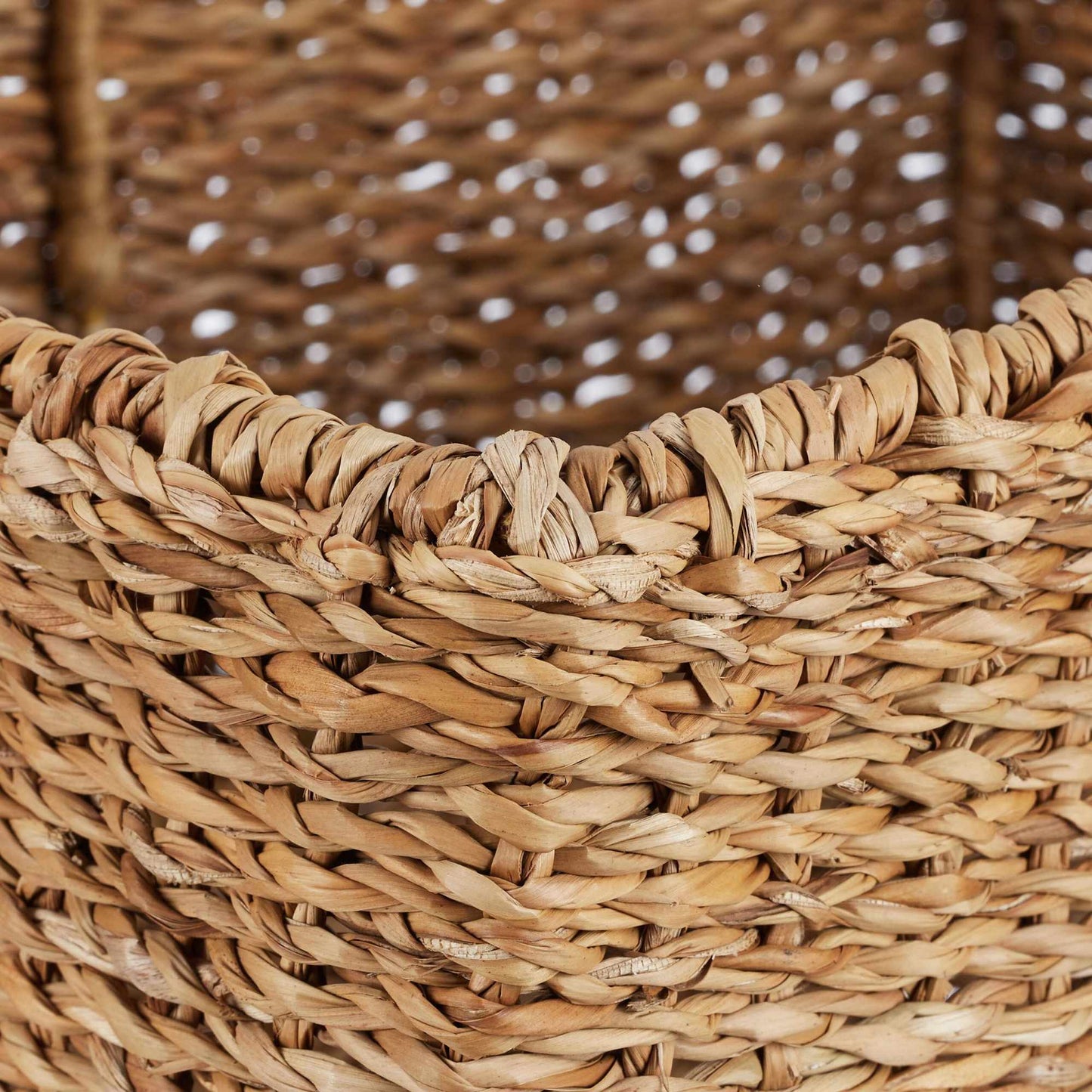 storage basket in 3 parts made of seaweed