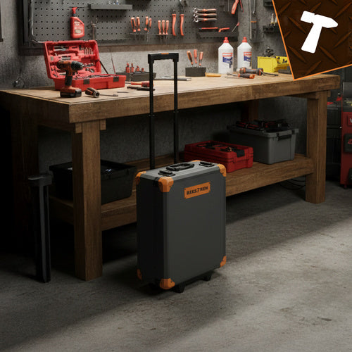 1000-Piece Tool Set with Aluminum Case & Organizers