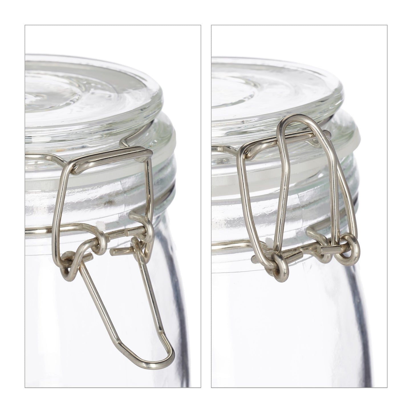 1000 ml preservation jars in a set of 6