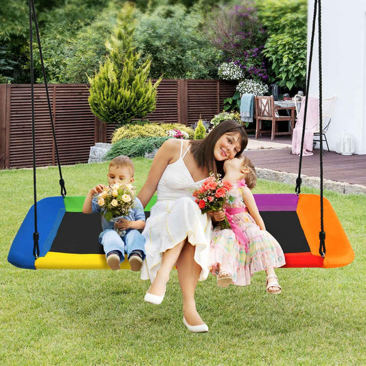 100-180cm tree swing, swing for children, nest swing, tree swing with adjustable ropes, colorful
