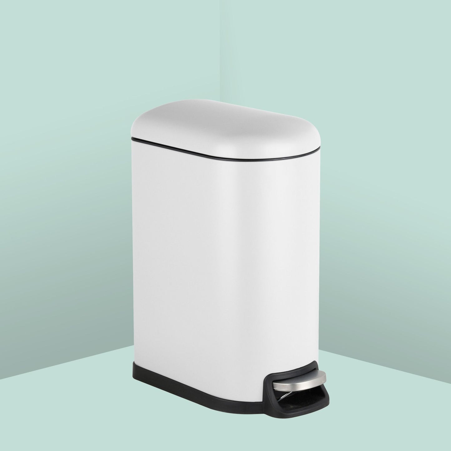 10 Litre Metal Pedal Bin – Soft-Close, Removable Bucket