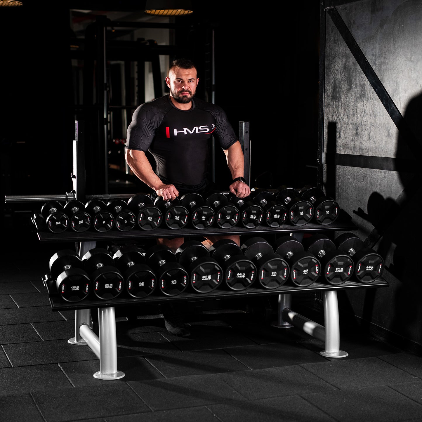 10 kg Polyurethane Dumbbell for Strength Training