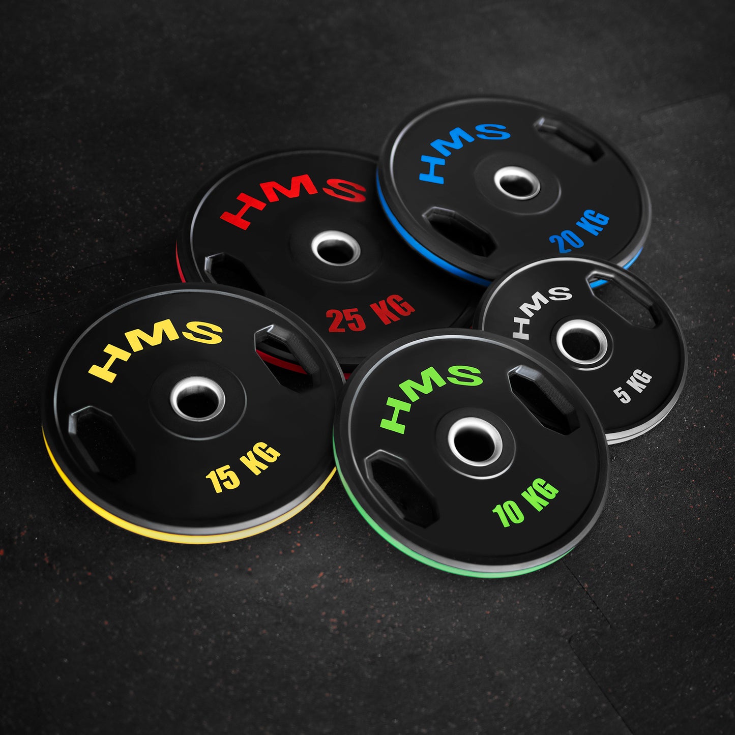 10 kg Rubberized Olympic Plates, Set of 2