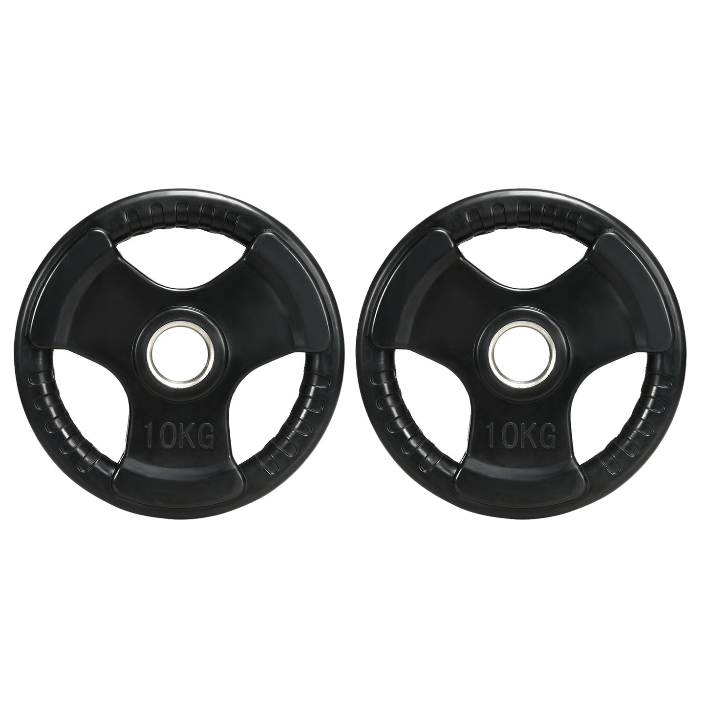 10 kg rubber olympic weight plates set, floor friendly