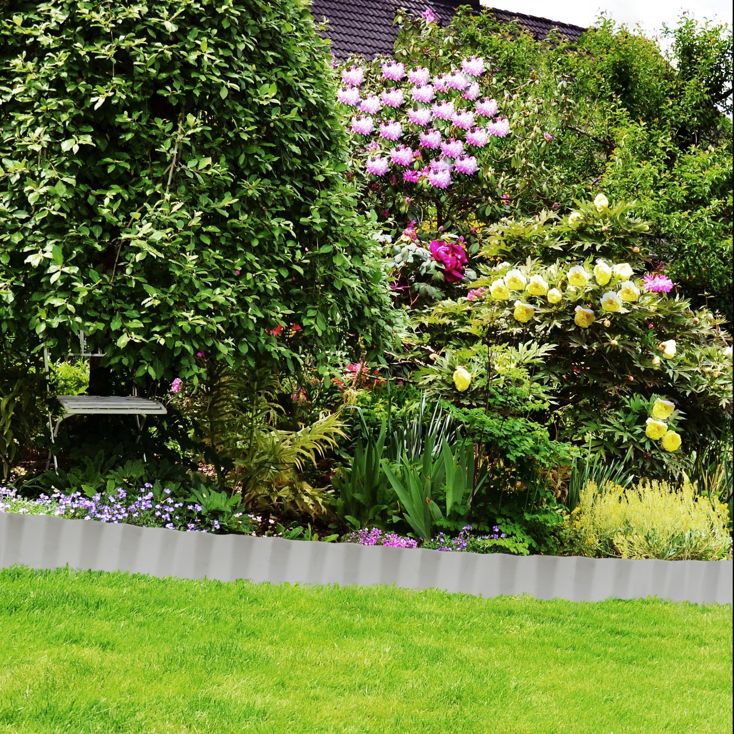 10m Metal Lawn Edging