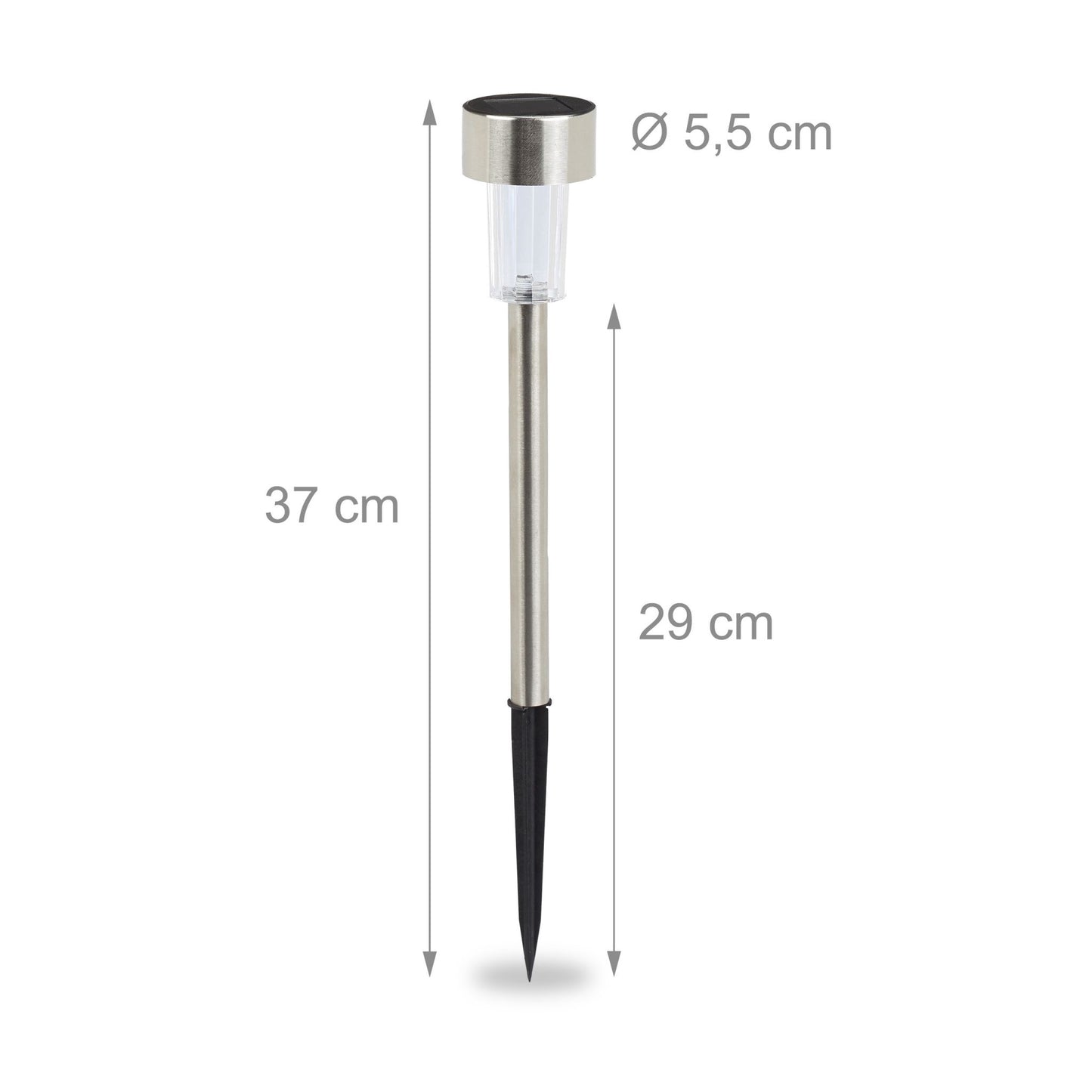 10-pack solar lamps