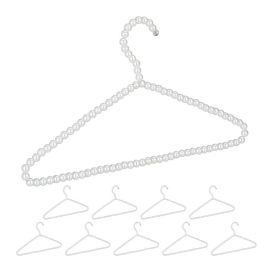 10x Set Perle Coat Hangers