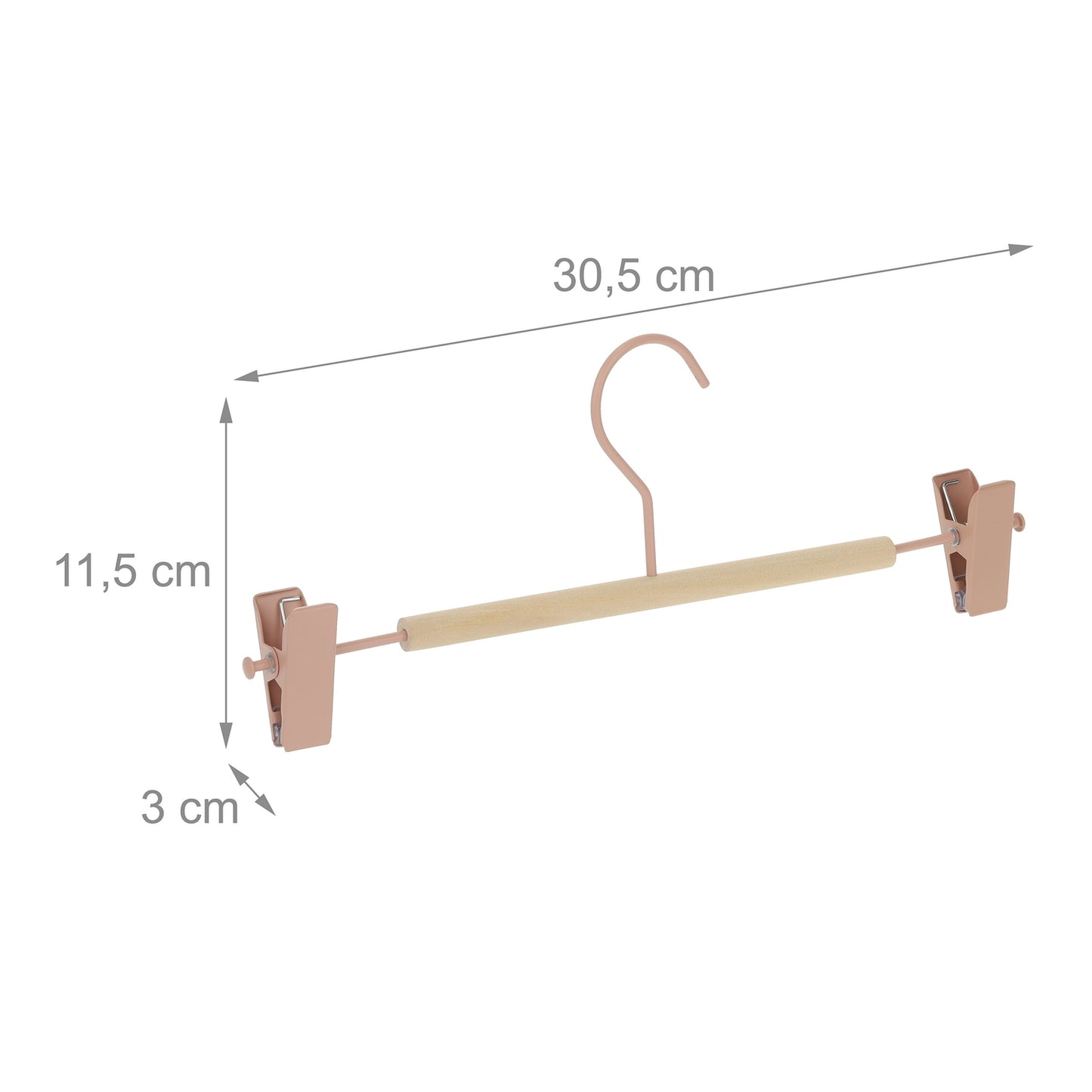 10x Trouser Hanger Set