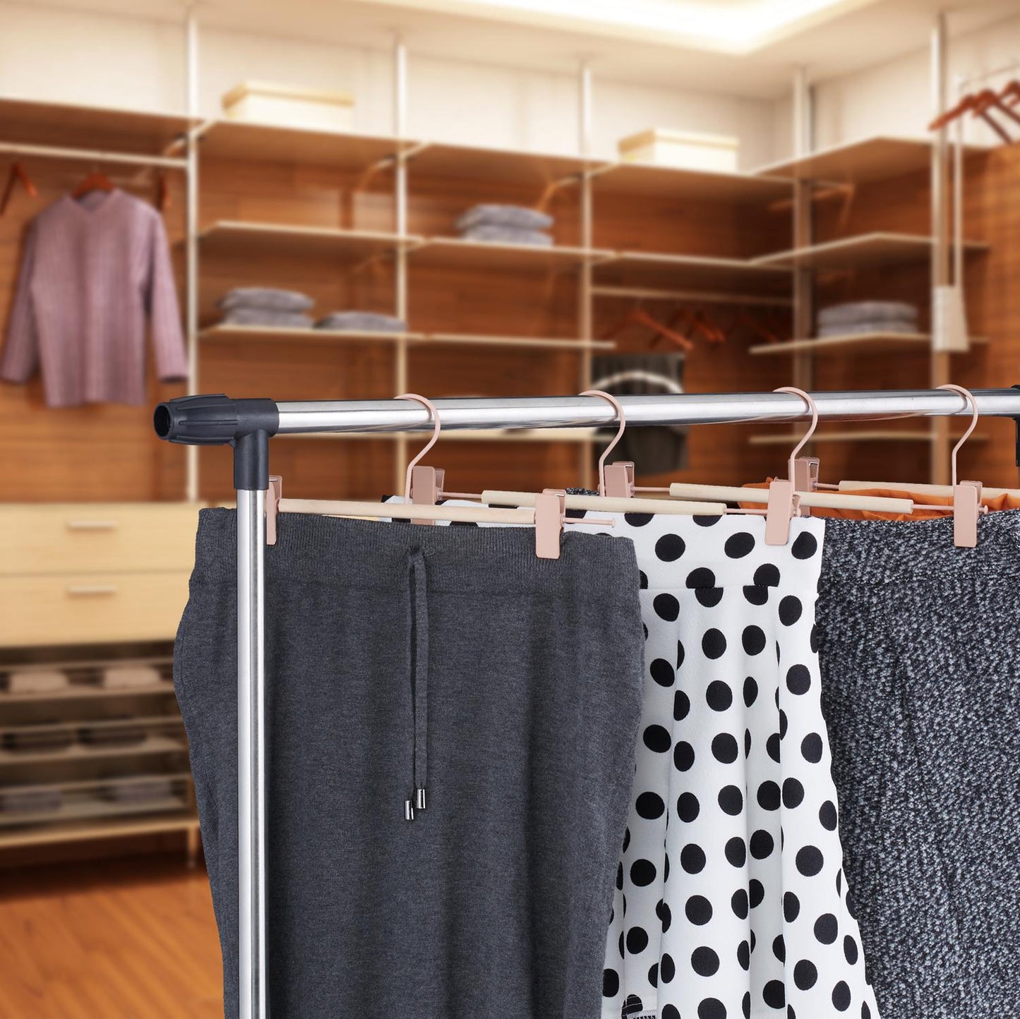 10x Trouser Hanger Set